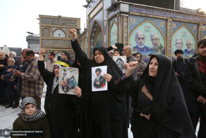 مراسم تشييع شهيد درياسالار علی شمخانی در امام زاده صالح (ع)