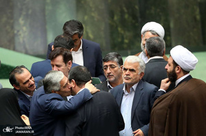حاشیه حضور حسن روحانی در مجلس + تصاویر