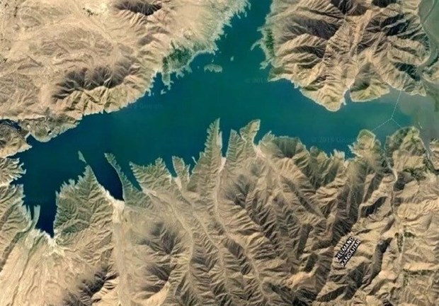 محرز شدن انحراف آب هیرمند توسط حاکمان افغانستان با کمک تصاویر ماهواره خیام + عکس