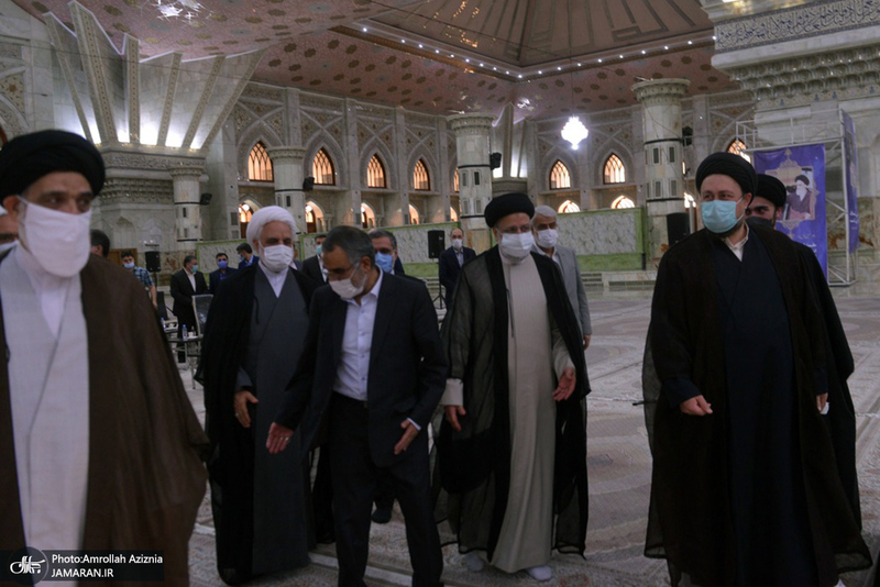 تجدیدمیثاق رئیس قوه قضائیه و مسئولان عالی قضایی با آرمان‌های حضرت امام خمینی(س)