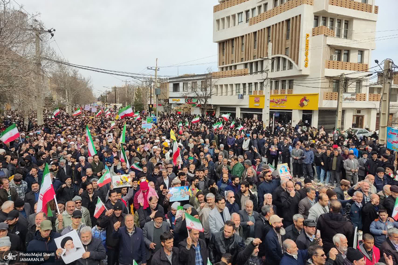 راهپیمایی 22 بهمن در خمین