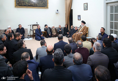 مجلس عزاداری سالروز شهادت حضرت امام جعفر صادق (ع) با حضور رهبر معظم انقلاب