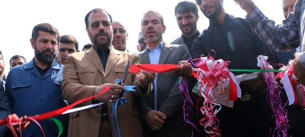 کلنگ زنی و افتتاح دو پروژه در بخش های سلامت و راه سازی در شهرستان شوش