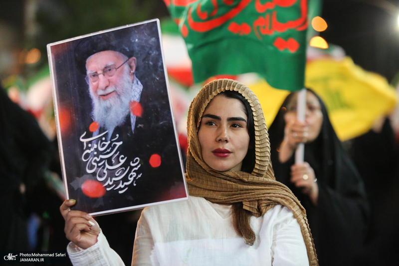 اجتماع عشایر فسا در حمایت از رزمندگان جبهه ی مقابله با دشمن آمریکایی - صهیونی