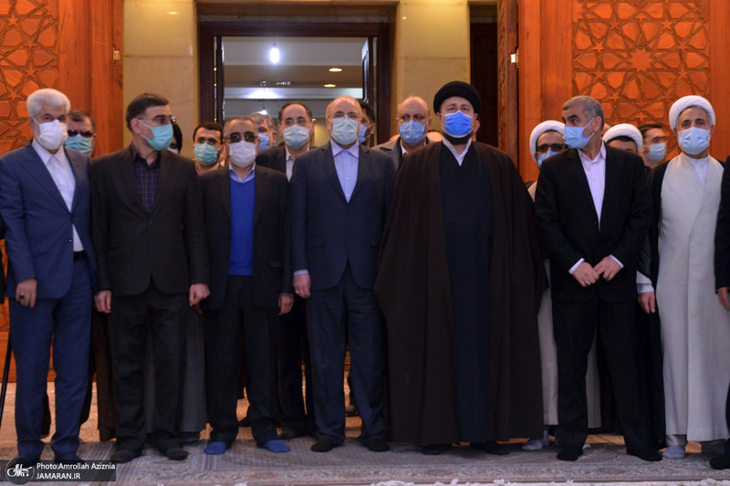 تجدید میثاق رئیس و نمایندگان مجلس شورای اسلامی با آرمان‌های امام خمینی(س)