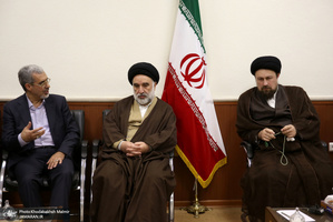 دیدار شورای مرکزی انجمن اسلامی فارغ التحصیلان دانشکده فنی دانشگاه تهران با سید حسن خمینی