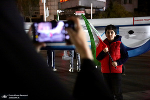 نصب و استقرار پهباد مهاجر 6 در سه راه قیطریه