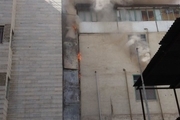  آتش سوزی در بیمارستان سیدالشهدا تهران + عکس