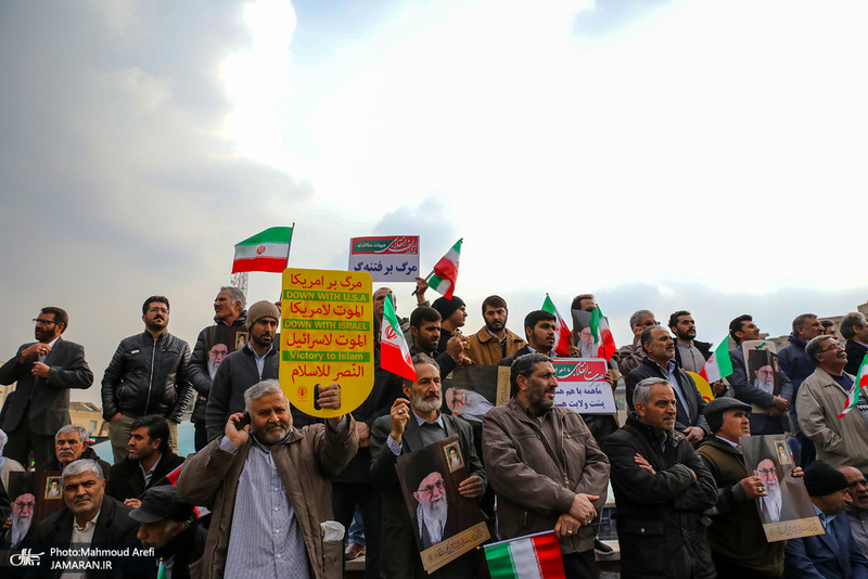 اجتماع مردم تهران در حمایت از امنیت و اقتدار کشور-1
