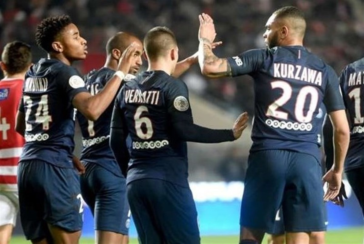 پاریسی ها به جمع ۸ تیم برتر جام حذفی فرانسه راه یافتند