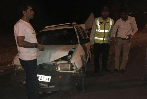 تصادف در جاده شیراز - فسا 10 مصدوم داشت
