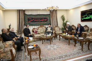 حضور سید حسن خمینی در منزل مرحوم حجت الاسلام و المسلمین حسینعلی نیری