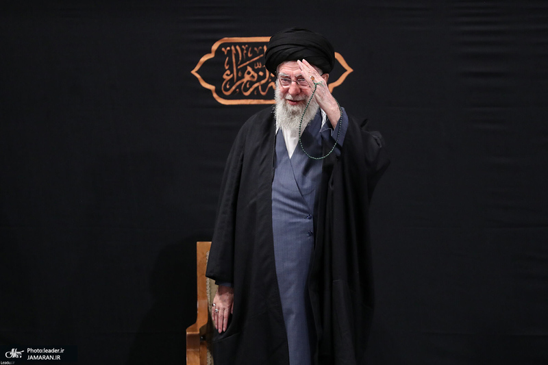مراسم عزاداری شام شهادت حضرت زهرا(س) در حسینیه امام خمینی