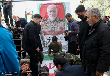 مراسم تشییع و خاکسپاری سرتیپ پاسدار شهید فتحعلی‌زاده