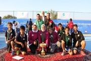 قهرمانی تیم تنیس نوجوانان ایران در مسابقات غرب آسیا
