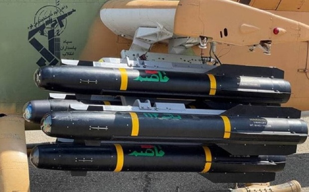 رونمایی از یک موشک جدید برای بالگردهای سپاه + عکس