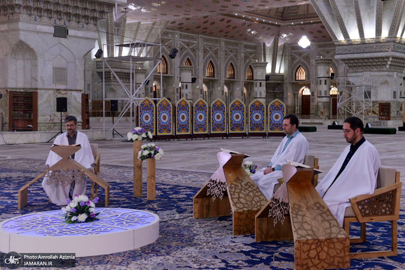 ترتیل خوانی قرآن کریم  در حرم مطهر امام خمینی(س)