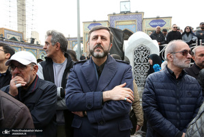 مراسم تشييع شهيد درياسالار علی شمخانی در امام زاده صالح (ع)
