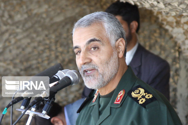سردار سلیمانی، شمع شبستان شهادت
