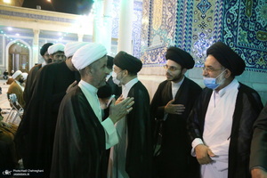 مراسم چهلمین شب درگذشت آیت الله العظمی سید محمدسعید حکیم در قم‎