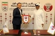 قرارداد همکاری چهارساله فدراسیون فوتبال ایران و قطر