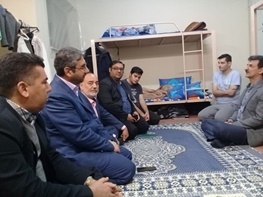 نشست فرماندار سمنان با داشنجویان و رئیس شورای واحد صنفی‎