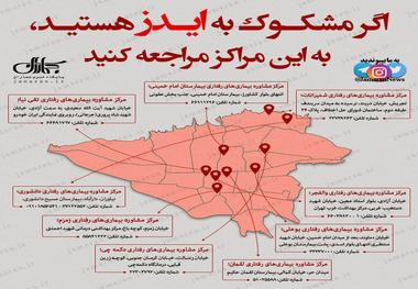   اگر مشکوک به ایدز هستید به این مراکز در تهران مراجعه کنید 
