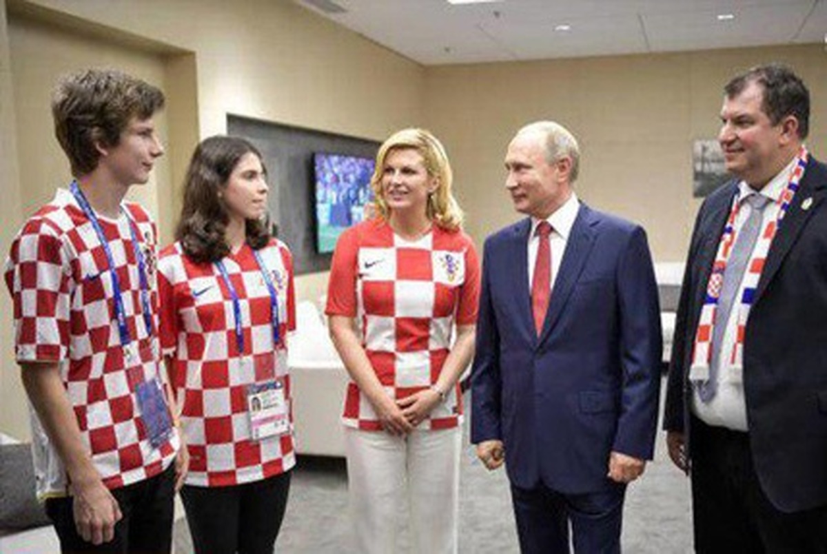 رئیس جمهور کرواسی در کنار همسر و فرزندانش +عکس