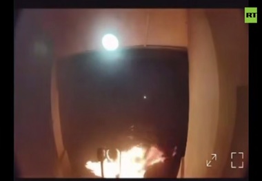 یک مسجد در انگلیس به آتش کشیده شد + فیلم