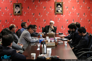 دیدار با مدیران مسئول مطبوعات و خبرگزاری‌ها با محمدرضا عارف