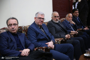 دیدار وزیر ارتباطات و معاونین با سید حسن خمینی