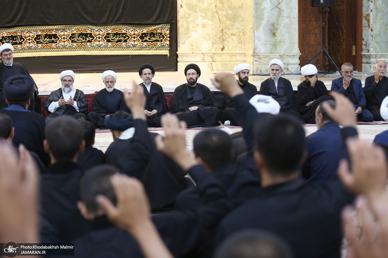 مراسم عزاداری حضرت اباعبدالله الحسین (ع) درحرم مطهر امام خمینی (س)