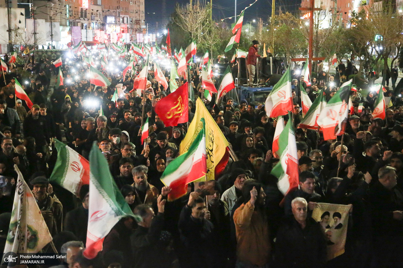 اجتماع حمایت از رزمندگان در مقابله با دشمن آمریکایی - صهیونی در پرند -2