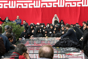 مراسم تشييع شهيد درياسالار علی شمخانی در امام زاده صالح (ع)