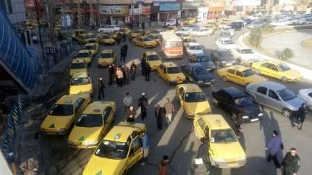 اعتراض تاکسی های سنندج به مصوبه شورای ترافیک