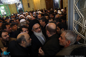 مراسم بزرگداشت آیت الله هاشمی رفسنجانی(ره) در مسجد اعظم قم-1