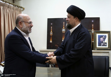 دیدار مدیر امور بین‌الملل جماعت اسلامی پاکستان با سید حسن خمینی 