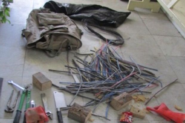 گروه سرقت  سیم‌‎های برق در نایین دستگیر شدند