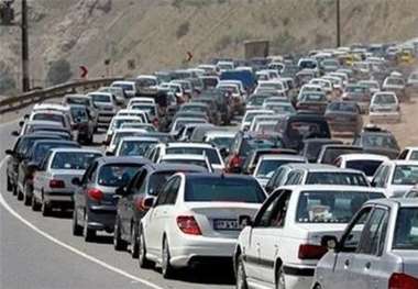 ترافیک در مسیرهای ارتباطی زنجان پرحجم است