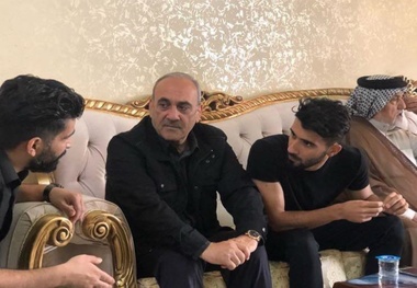 گرشاسبی در مراسم ختم مادر بشاررسن+ عکس
