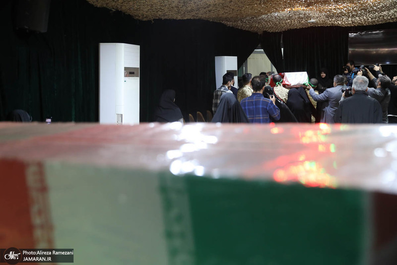 مراسم وداع با پیکر مطهر شهید محمد حسن زارعی