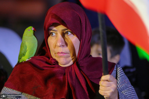 کارزار محاکمه عوامل آمریکایی - صهیونی در حمله به کودکان میناب در مقابل دفتر سازمان ملل