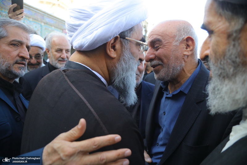 مراسم تشییع آیت الله موسوی تبریزی (ره)