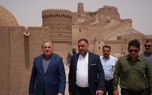 بازدید کنشگران فرهنگی از ارگ بم در روز جهانی محوطه ها و بناهای تاریخی