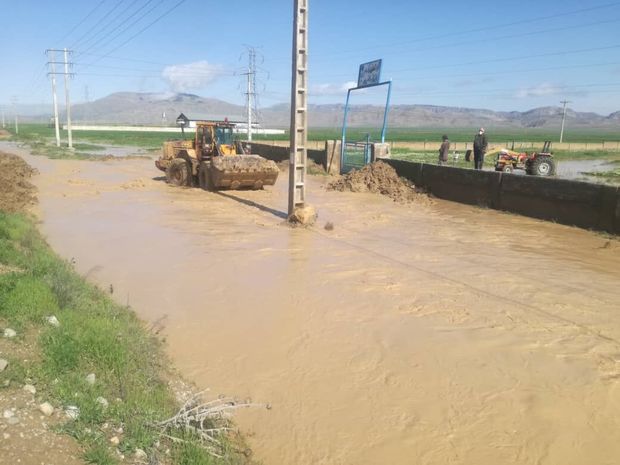 لایروبی زیرگذر سیل‌گیر حسین آباد شیروان پایان یافت