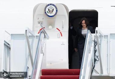 عکس/ نخستین سفر خارجی معاون بایدن شروع نشده، تمام شد!
