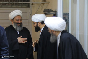 عزاداری شهادت حضرت فاطمه (س) در بیت آیت الله دوستی زنجانی‎