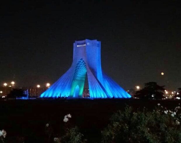 آسیب برج آزادی در پی موج انفجارهای حملات اخیر دشمن آمریکایی-صهیونی