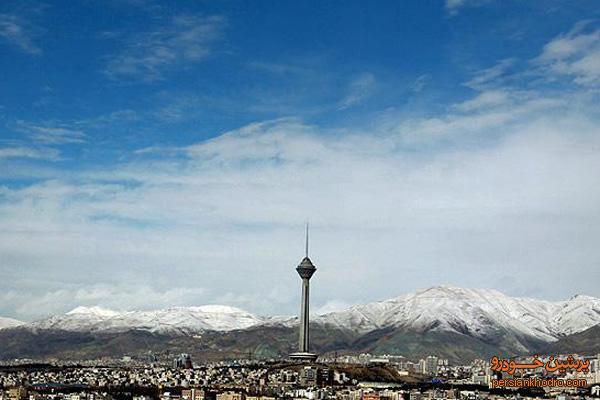 کیفیت هوای تهران با شاخص 78 سالم است