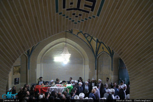 مراسم تشییع حجت الاسلام و المسلمین دکتر احمد احمدی در قم 